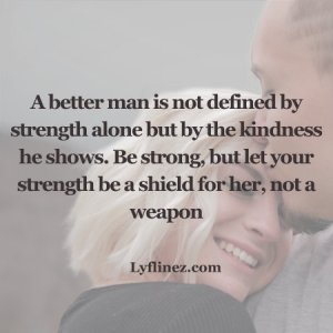 how to be a better man for her